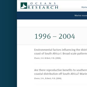 Publications, Oceans Research Publications