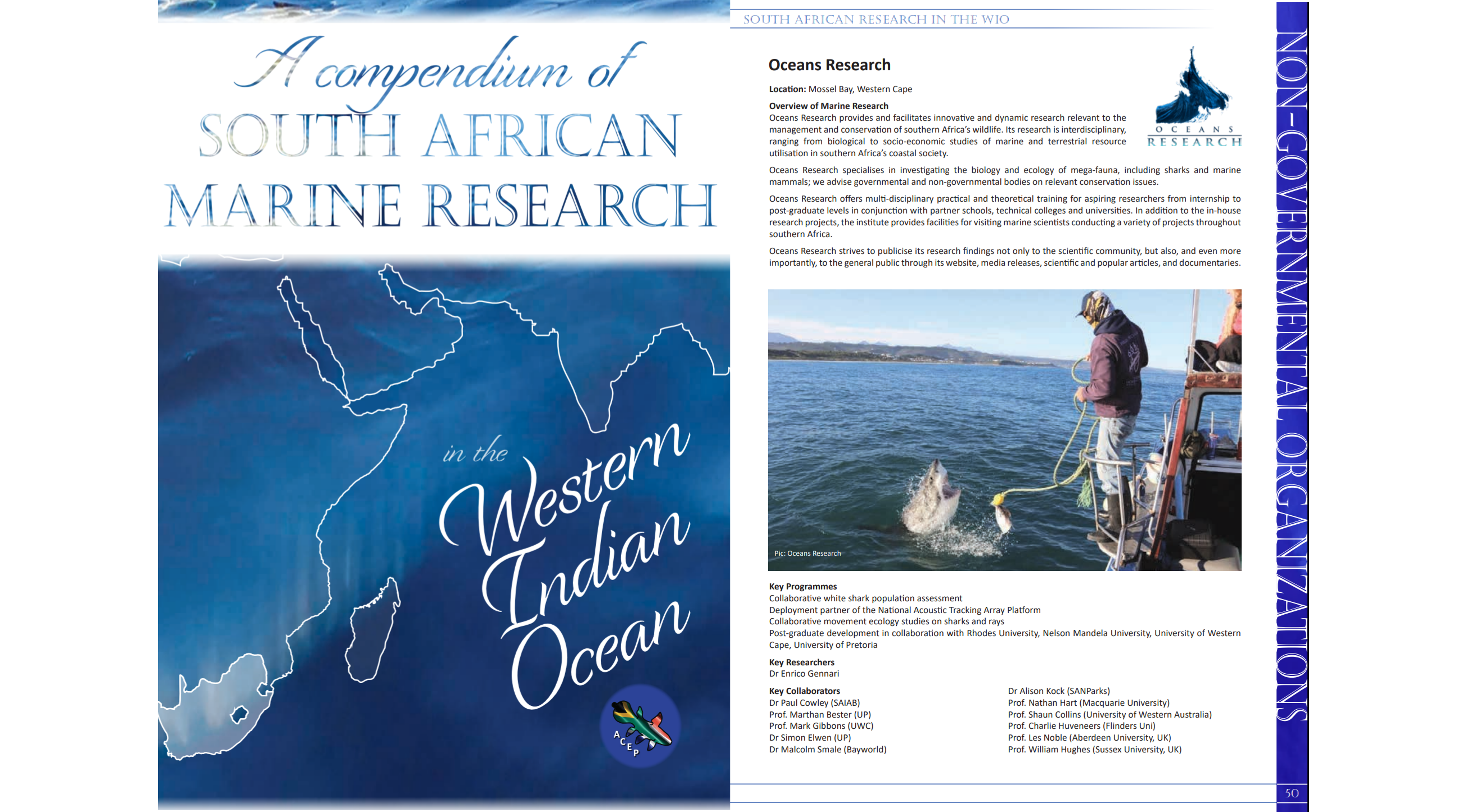 Oceans Research in the Compendium of South African Marine Research